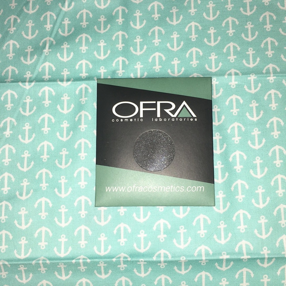 OFRA cosmetics black glitter eyeshadow